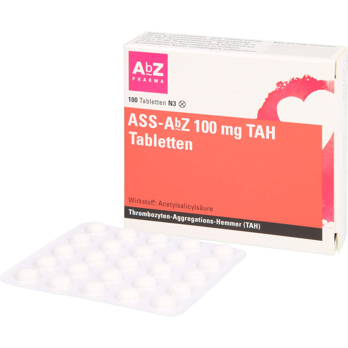 ASS-AbZ 100 mg TAH Tabletten, 100 pcs. Tablets