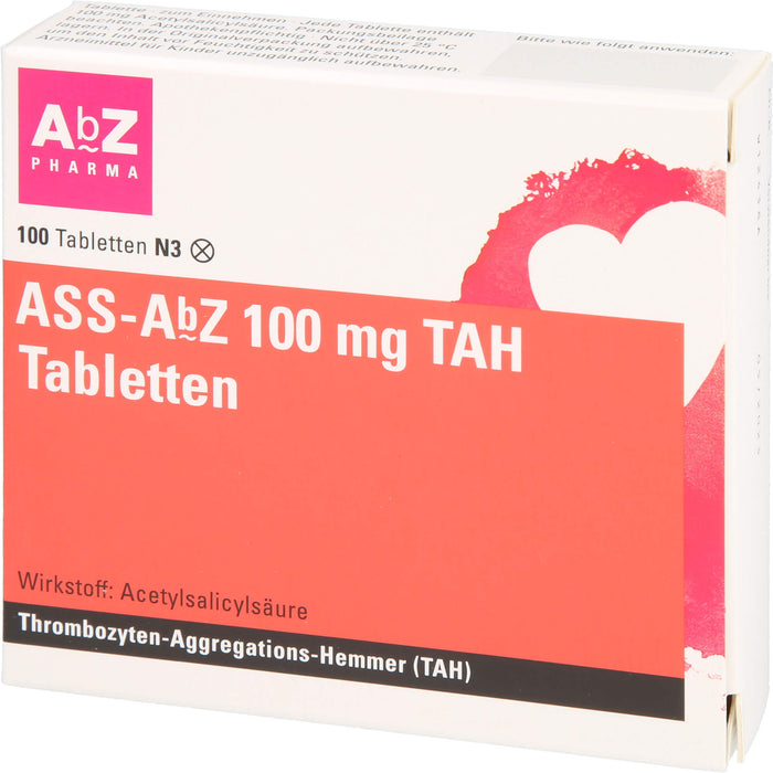 ASS-AbZ 100 mg TAH Tabletten, 100 pc Tablettes