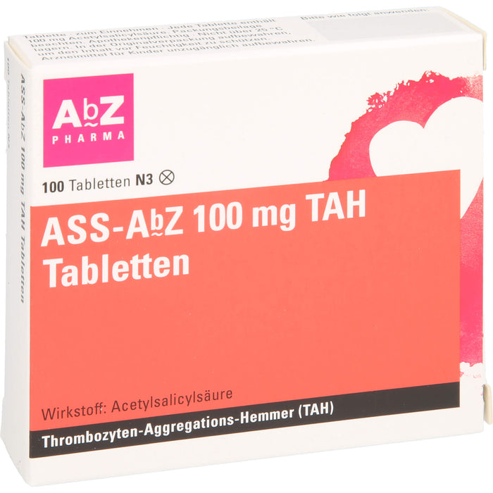 ASS-AbZ 100 mg TAH Tabletten, 100 pc Tablettes