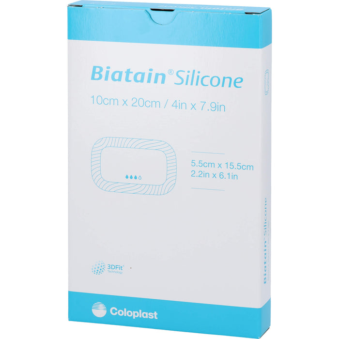 Biatain Silicone Schaumverband 10x20 cm, 5 St VER