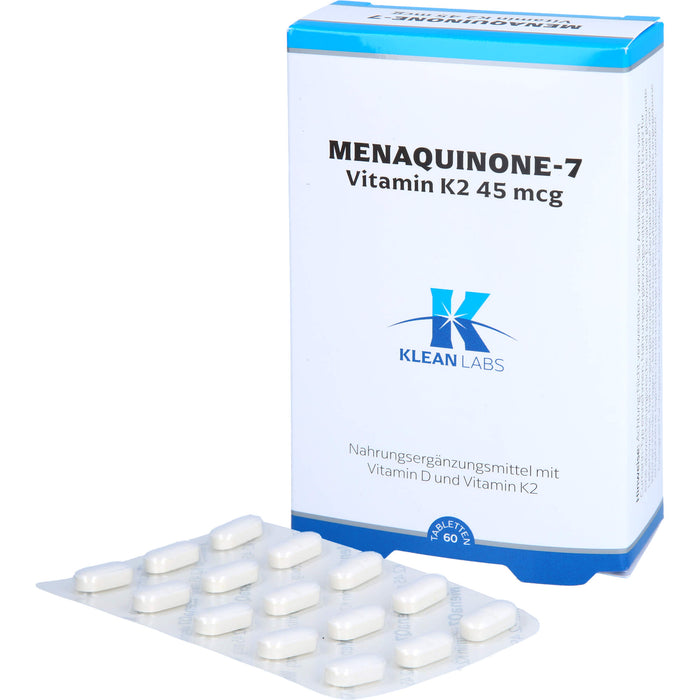 Menaquinone-7 KLEAN LABS, 60 St TAB