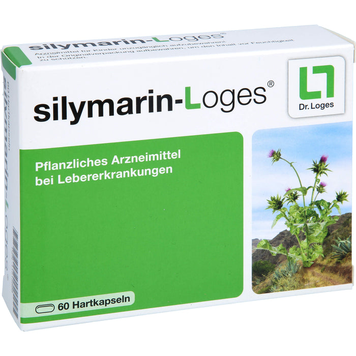 silymarin-Loges Kapseln bei Lebererkrankungen, 60 pcs. Capsules