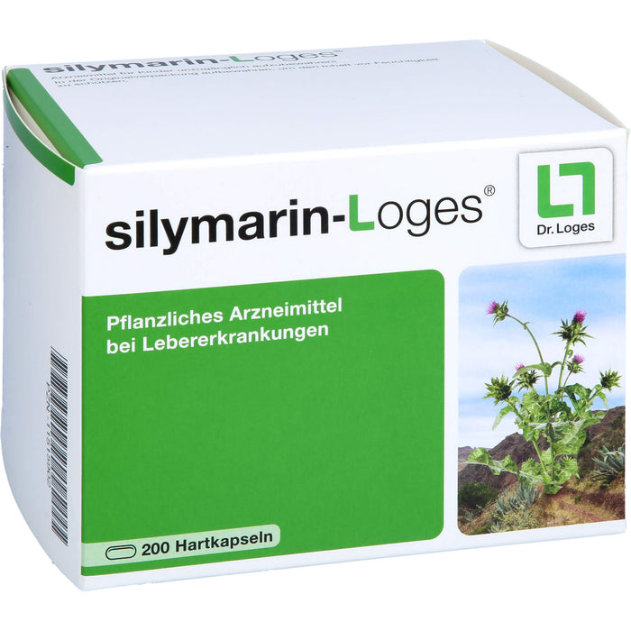 silymarin-Loges Kapseln bei Lebererkrankungen, 200 pc Capsules