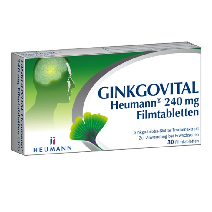 GINKGOVITAL Heumann 240 mg Filmtabletten, 30 pcs. Tablets