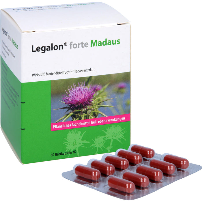 Legalon forte Madaus Hartkapseln bei Lebererkrankungen, 60 pc Capsules