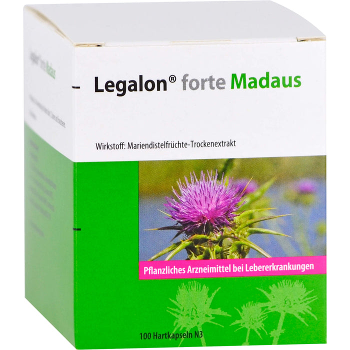 Legalon forte Madaus, Hartkapseln, 100 pc Capsules