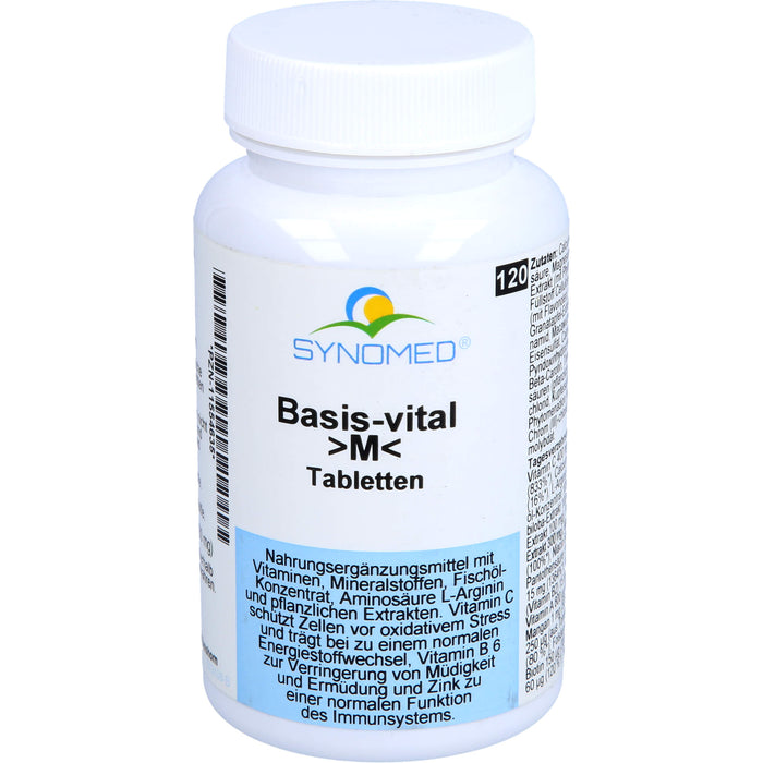 SYNOMED Basis-vital M Tabletten, 120 pc Tablettes