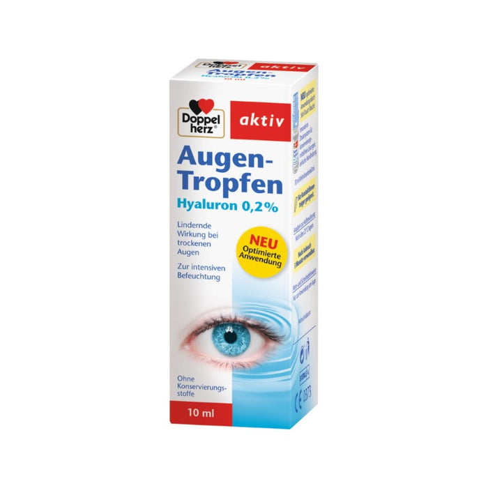 Doppelherz Augen-Tropfen Hyaluron 0,2 %, 10 ml Lösung