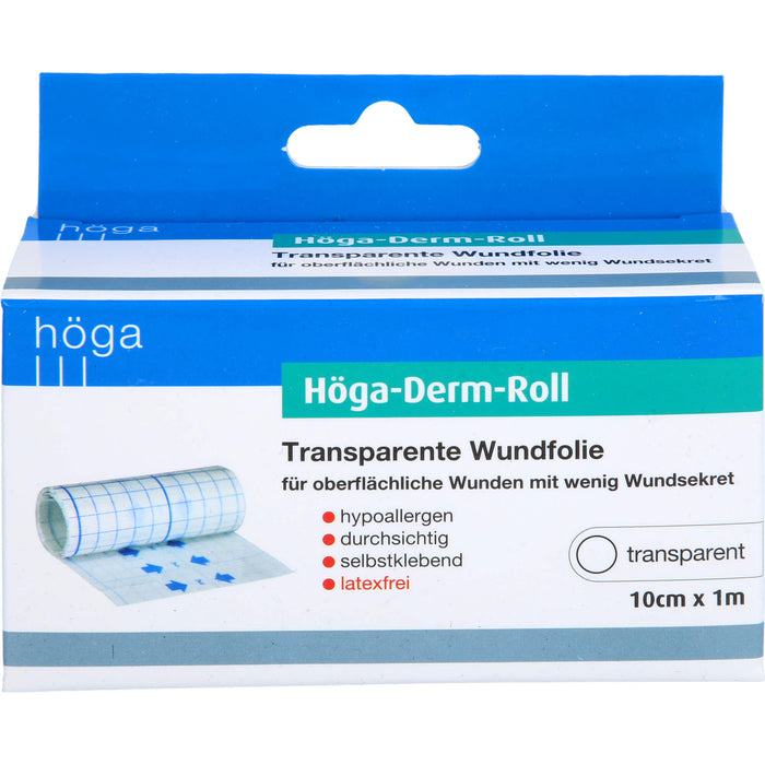 Höga-Derm-Roll 10cm x 1m transparente Wundfolie, 1 St PFL