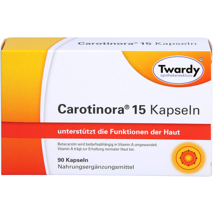 Twardy Carotinora 15 Kapseln, 90 St. Kapseln