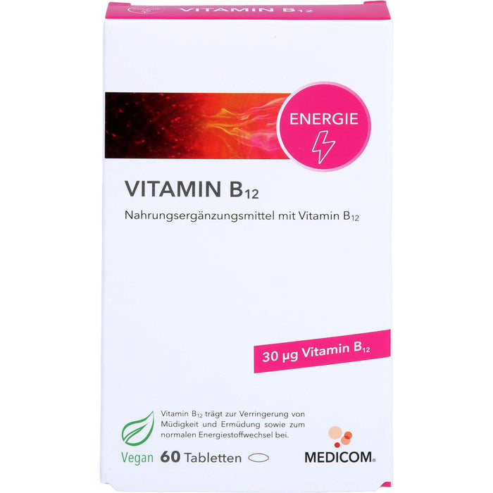 MEDICOM Vitamin B12 Tabletten, 60 pcs. Tablets