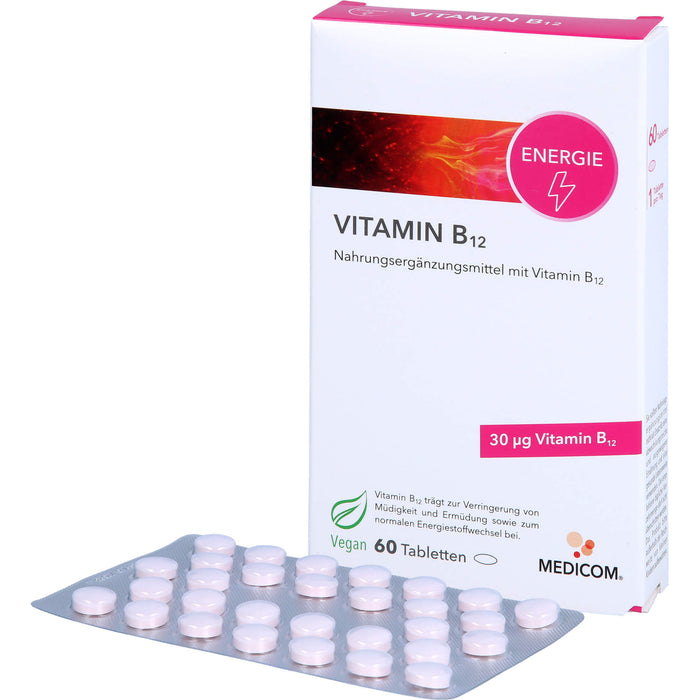 MEDICOM Vitamin B12 Tabletten, 60 pc Tablettes