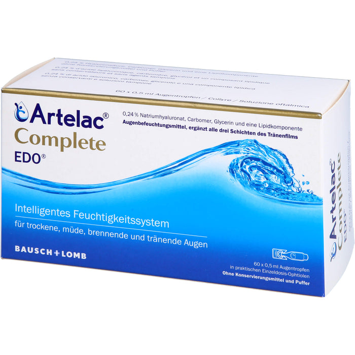 Artelac Complete Augentropfen EDO, 60 pcs. Single-dose pipettes