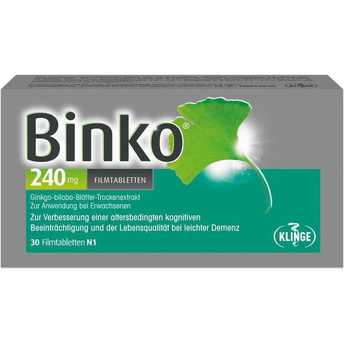 Binko 240 mg Filmtabletten, 30 pc Tablettes