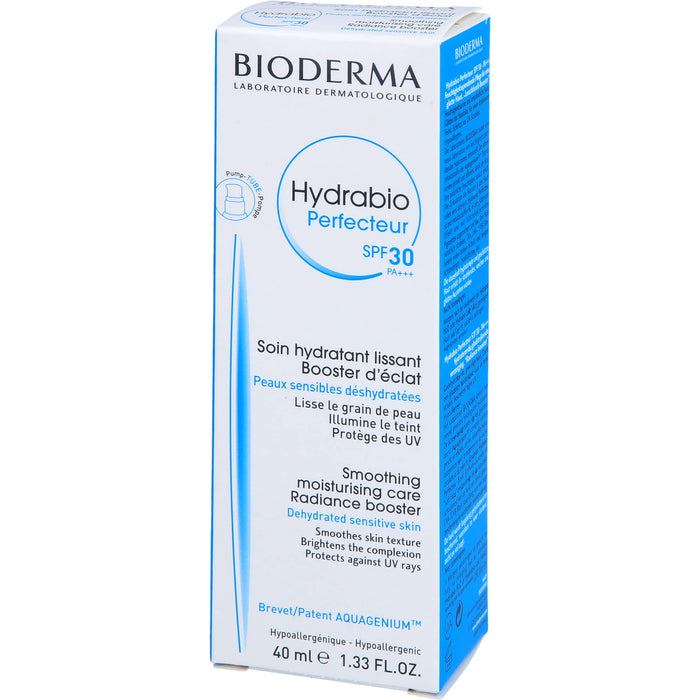 BIODERMA Hydrabio Perfecteur SPF 30 Feuchtigkeitscreme, 40 ml Crème