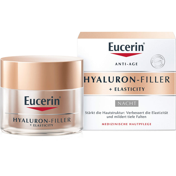 Eucerin Anti-Age Hyaluron-Filler Nachtpflege Creme, 50 ml Crème