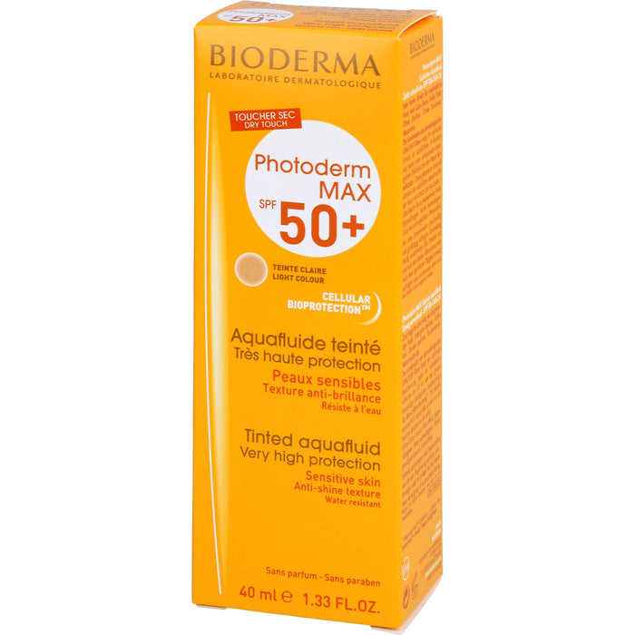 BIODERMA Photoderm MAX SPF 50+ Aquafluid getönt hell, 40 ml Solution