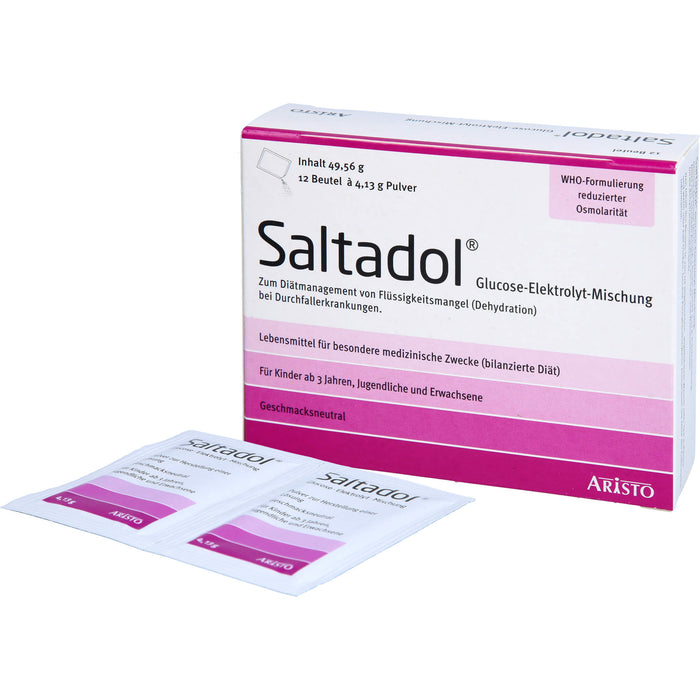 Saltadol Glucose-Elektrolyt-Mischung Pulver, 12 pc Sachets
