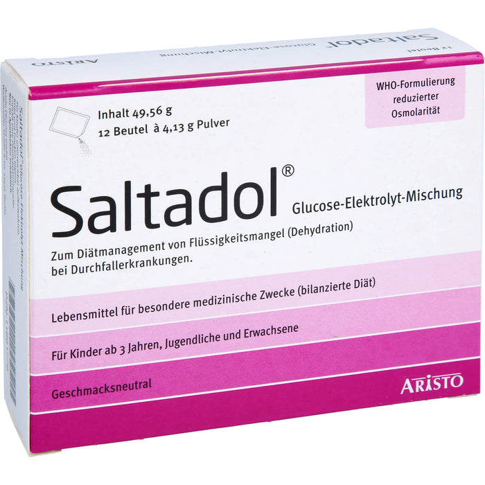 Saltadol Glucose-Elektrolyt-Mischung Pulver, 12 pc Sachets