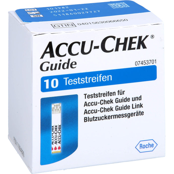 ACCU-CHEK Guide Teststreifen, 10 St. Teststreifen