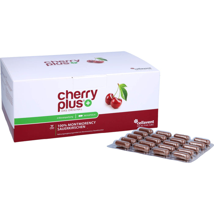 cherry plus 100 % Montmorency Sauerkirschen Kapseln, 360 pc Capsules