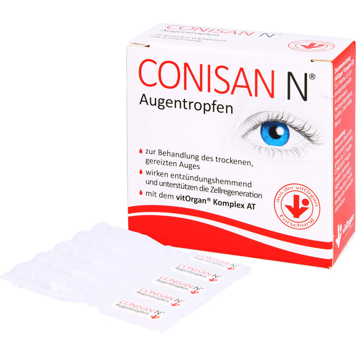 CONISAN N Augentropfen, 20 St. Einzeldosispipetten