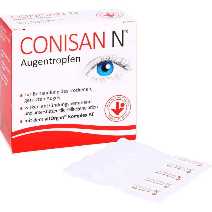 CONISAN N Augentropfen, 20 St. Einzeldosispipetten