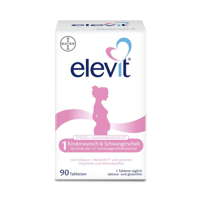 elevit 1 Kinderwunsch & Schwangerschaft Tabletten, 90 pc Tablettes