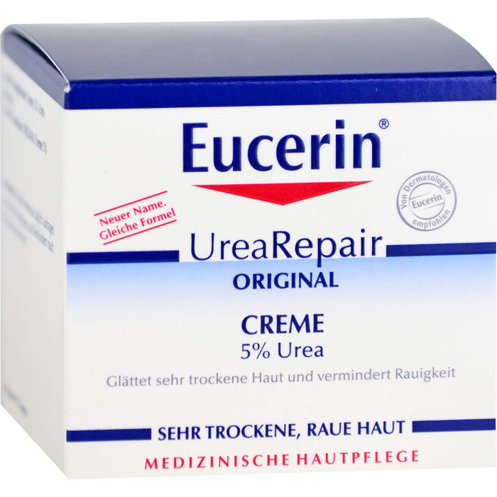 Eucerin UreaRepair 5% Urea Creme für sehr trockene Haut, 75 ml Cream