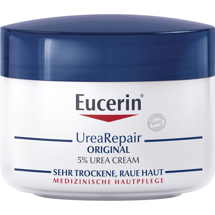 Eucerin UreaRepair 5% Urea Creme für sehr trockene Haut, 75 ml Crème