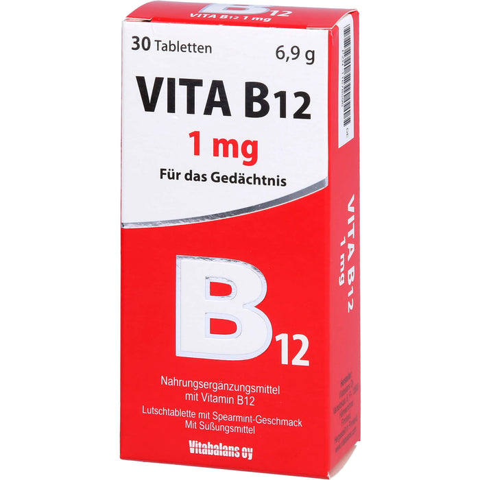 Vita B12 1mg Minz, 30 St LUT