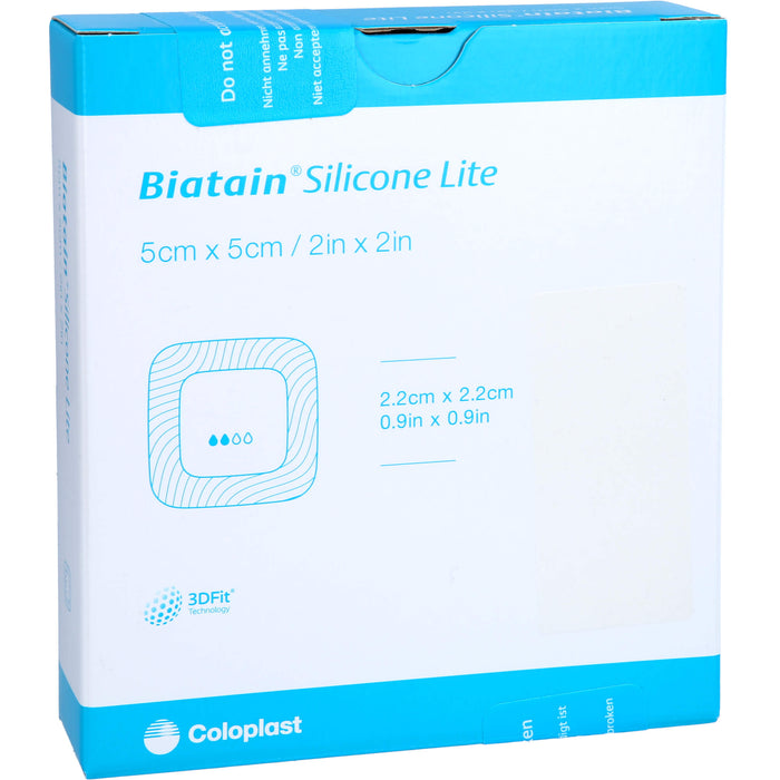 Biatain Silicone Lite Schaumverband 5 x 5 cm, 5 pc pansement