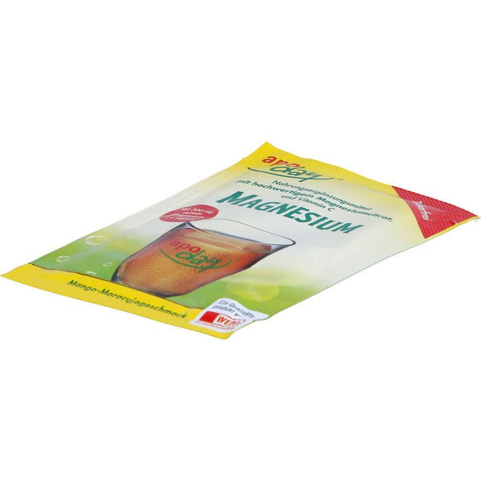 Apoday Magnesium Pulver mit Mango-Maracujageschmack zuckerfrei, 4.5 g Pulver