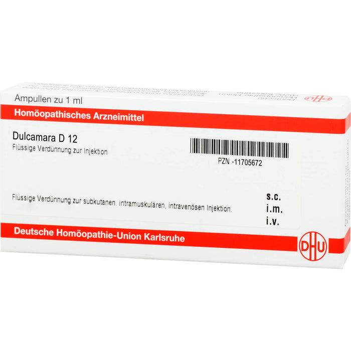 Dulcamara D12 DHU Ampullen, 8 St. Ampullen