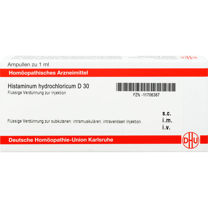 Histaminum hydrochloricum D30 DHU Ampullen, 8 St. Ampullen