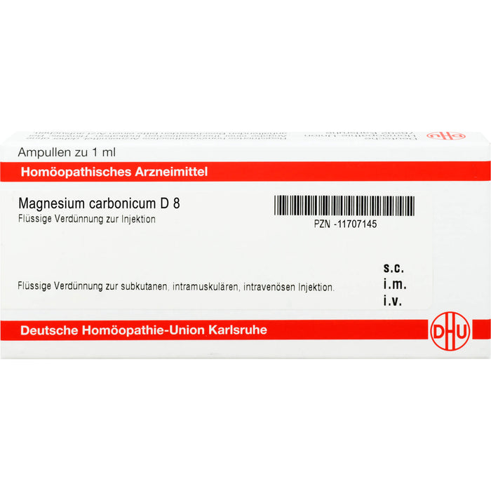 Magnesium carbonicum D8 DHU Ampullen, 8 St. Ampullen