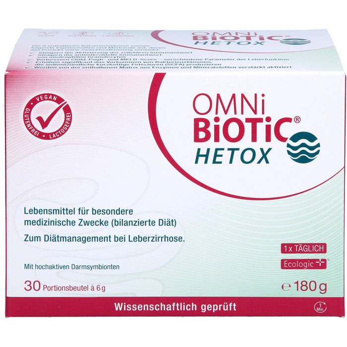 OMNi-BiOTiC Hetox Pulver bei Leberzirrhose, 30 pcs. Sachets