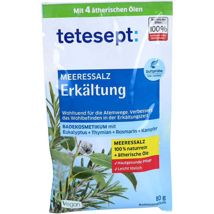 tetesept Meeressalz Erkältung, 80 g Salt