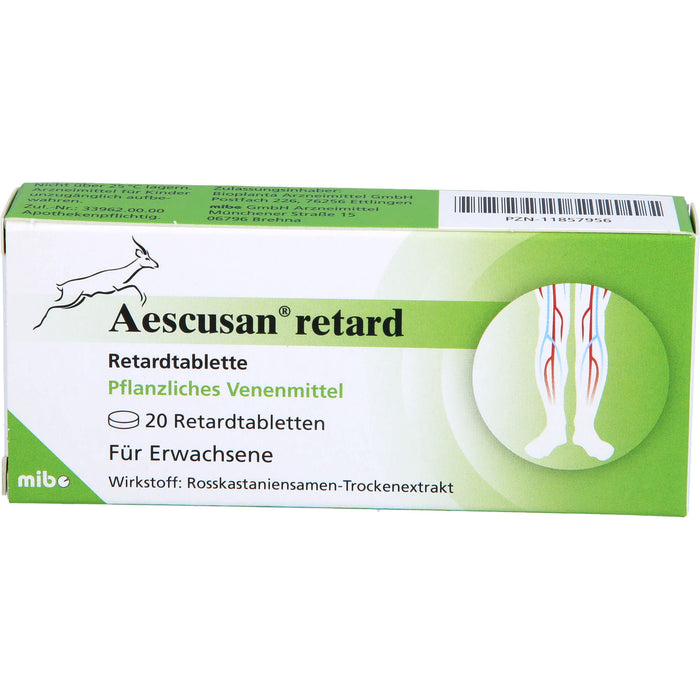 Aescusan retard, Retardtabletten, 20 St RET