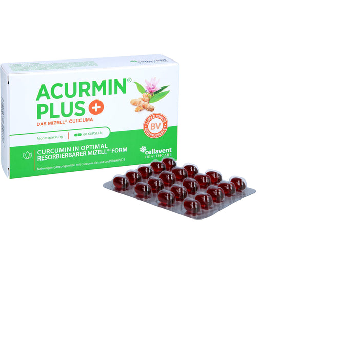 ARCUMIN PLUS+ Das Mizell-Curcuma Kapseln, 60 pc Capsules