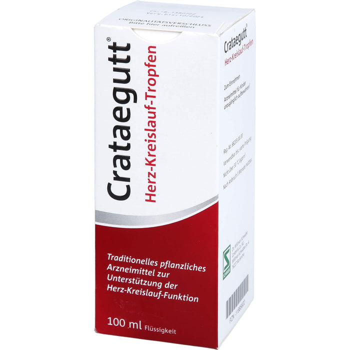Crataegutt Herz-Kreislauf-Tropfen, 100 ml Lösung