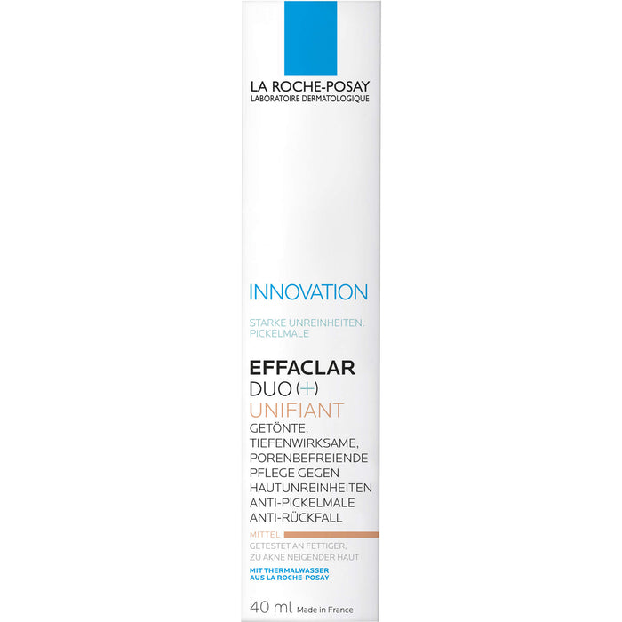 LA ROCHE-POSAY Innovation Effaclar Duo(+) Getönte Pflege, 40 ml Creme