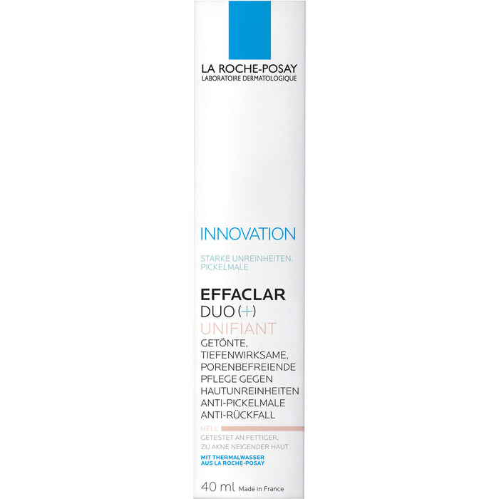 LA ROCHE-POSAY Effaclar Duo+ Unifiant getönte Creme, 40 ml Cream