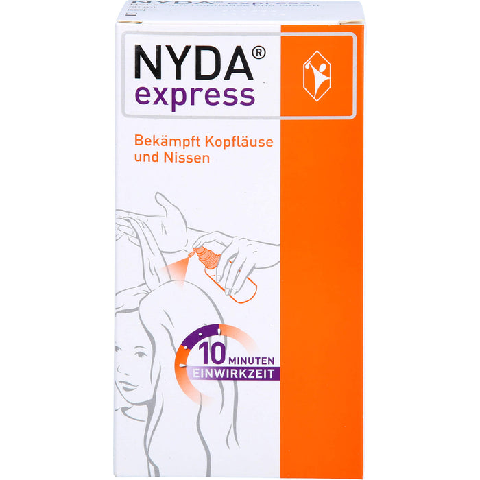 NYDA express Pumpspray bekämpft Kopfläuse und Nissen, 50 ml Lösung