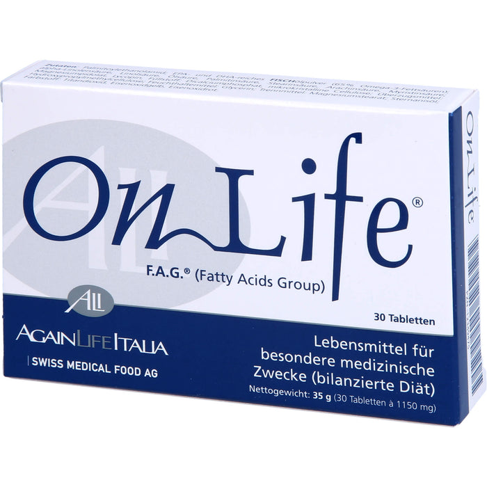 OnLife F. A. G. Fatty Acids Group Tabletten, 30 pcs. Tablets