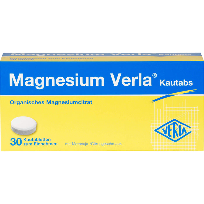 Magnesium Verla Kautabs , 30 pc Tablettes