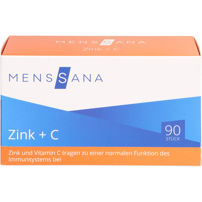 MensSana Zink + C Lutschtabletten, 90 pc Tablettes