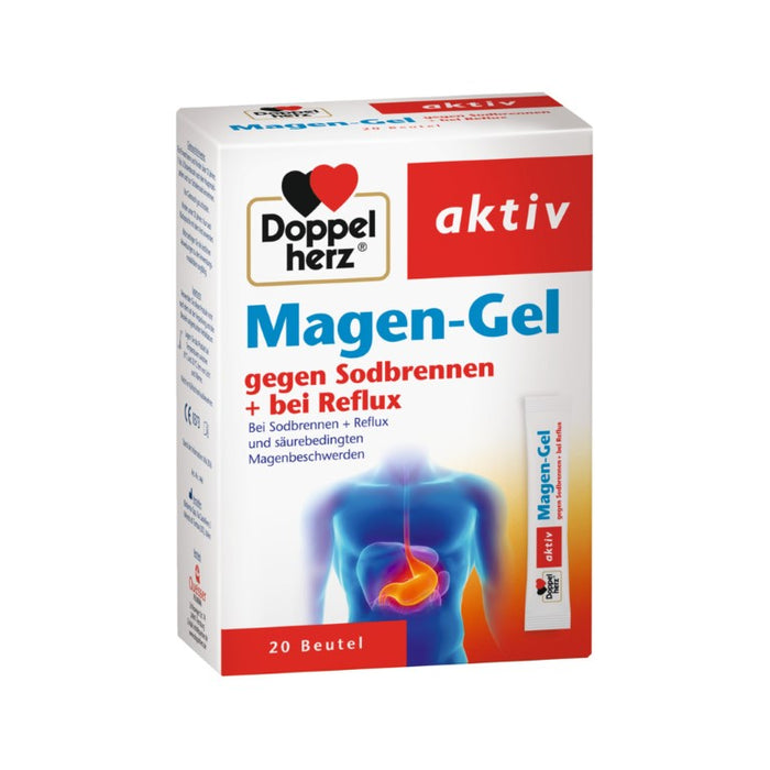 Doppelherz Magen-Gel gegen Sodbrennen + bei Reflux, 20 pcs. Gel