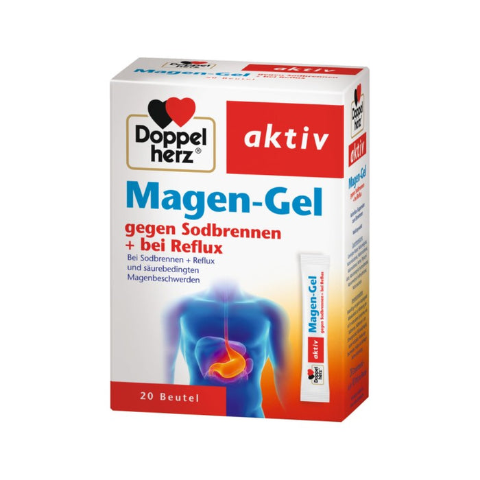 Doppelherz Magen-Gel gegen Sodbrennen + bei Reflux, 20 pc Gel