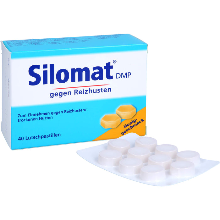 Silomat DMP gegen Reizhusten Lutschpastillen Honiggeschmack, 40 pcs. Pastilles